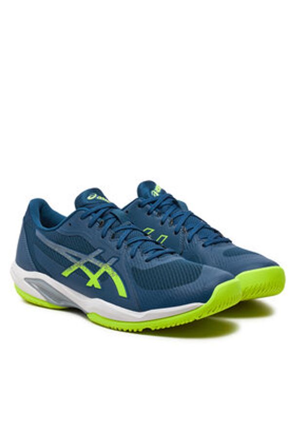 Asics Buty do tenisa Solution Swift Ff 2 1041A466 Niebieski. Kolor: niebieski. Materiał: skóra. Sport: tenis