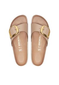 Birkenstock Klapki Madrid Bb Lena 1026496 Beżowy. Kolor: beżowy. Materiał: lakier, skóra