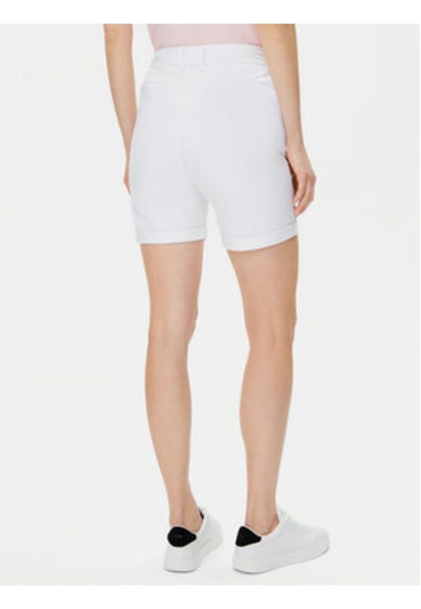 U.S. Polo Assn. Szorty materiałowe WUP1121 Biały Regular Fit. Kolor: biały. Materiał: bawełna