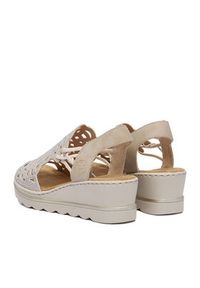 Rieker Sandały CEO-67465-62 Beżowy. Kolor: beżowy. Materiał: skóra #8