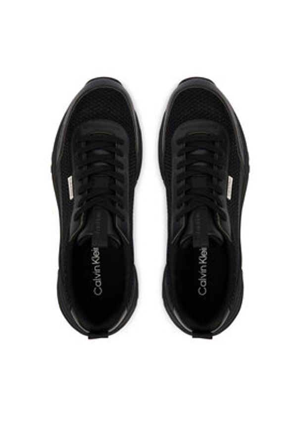 Calvin Klein Sneakersy Hike Runner Laceup Mesh HM0HM02240 Czarny. Kolor: czarny. Materiał: materiał