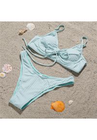 Intica - bikini push-up plażowe z regulowanymi ramiączkami Arub. Kolor: fioletowy. Materiał: tkanina #8