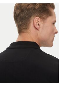 BOSS Polo Plisy 50536609 Czarny Regular Fit. Typ kołnierza: polo. Kolor: czarny. Materiał: bawełna #5