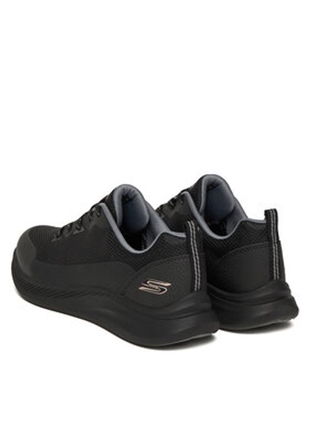 skechers - Skechers Sneakersy Bobs Moda Flex 117730/BBK Czarny. Kolor: czarny. Materiał: materiał