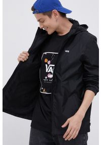 Vans Kurtka męska kolor czarny przejściowa. Okazja: na co dzień. Kolor: czarny. Materiał: tkanina. Wzór: gładki. Styl: casual #5
