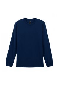 GILDAN - Koszulka Z Długim Rękawem Dla Dorosłych Unisex Hammer. Kolor: niebieski. Długość rękawa: długi rękaw. Długość: długie. Sport: turystyka piesza