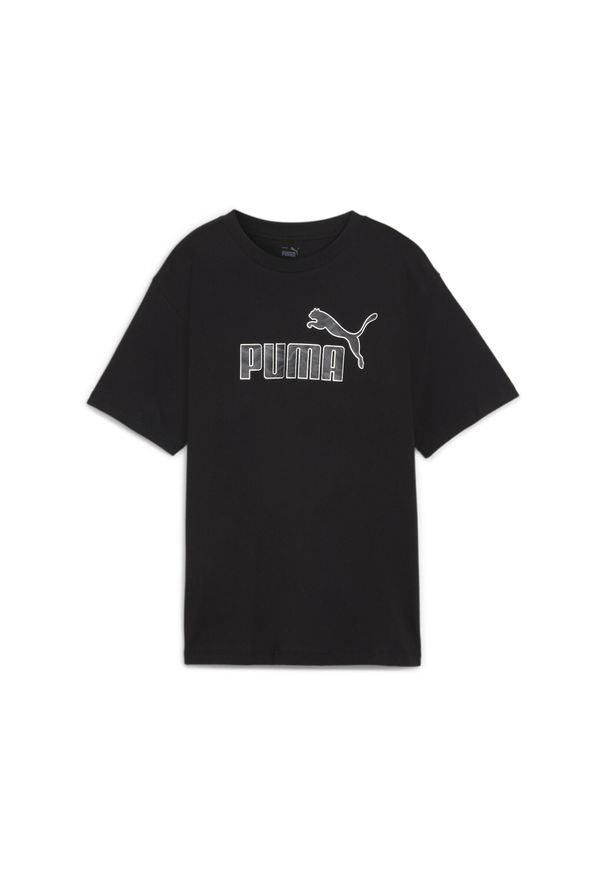 Koszulka Kobieta Puma Ess+ Marbleized Relaxed czarny. Kolor: czarny. Sport: joga i pilates