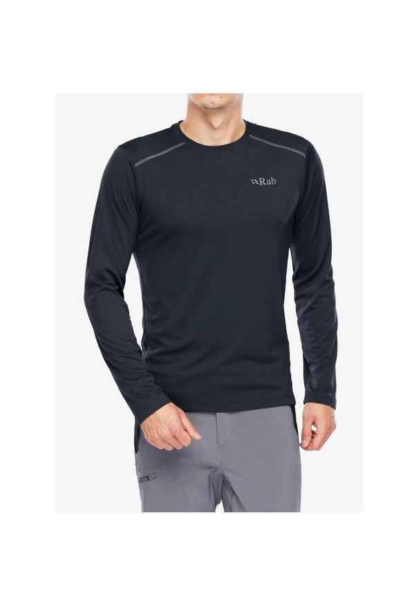 Bluza termoaktywna męska Rab Force LS Tee. Kolor: czarny