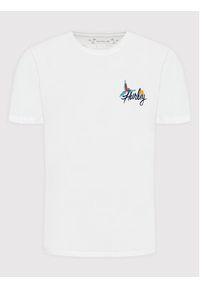 Hurley T-Shirt Wash Parrot Bay MTS0029710 Biały Regular Fit. Kolor: biały. Materiał: bawełna #3