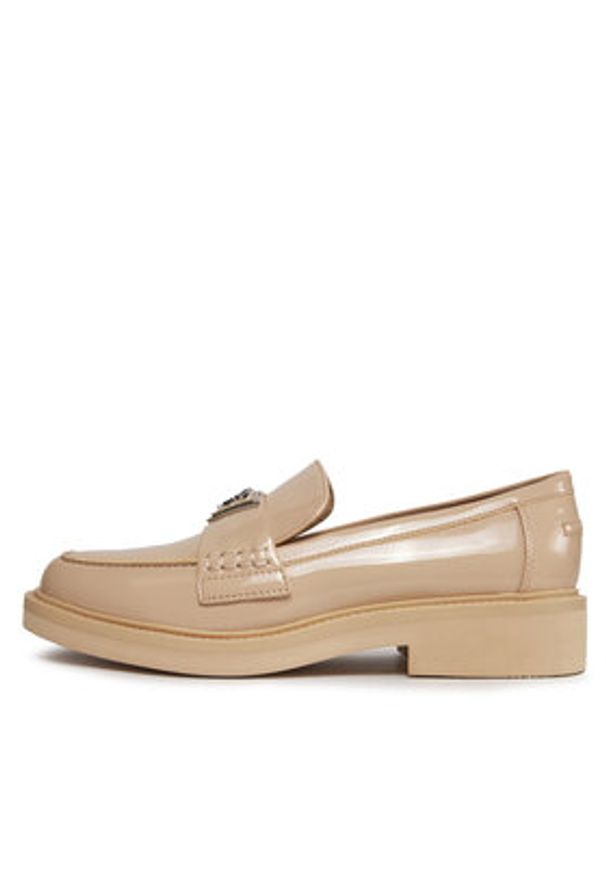 Guess Lordsy FLJST2 PAT14 Beżowy. Kolor: beżowy. Materiał: skóra