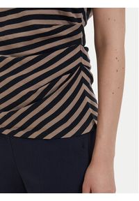 BOSS T-Shirt Epka_striped1 50574979 Kolorowy Regular Fit. Materiał: bawełna. Wzór: kolorowy #5