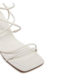 Aldo Sandały Harmonni 13768226 Biały. Kolor: biały. Materiał: skóra