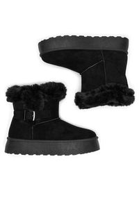 Jenny Fairy Śniegowce WSX23-15 Czarny. Kolor: czarny. Materiał: materiał #3