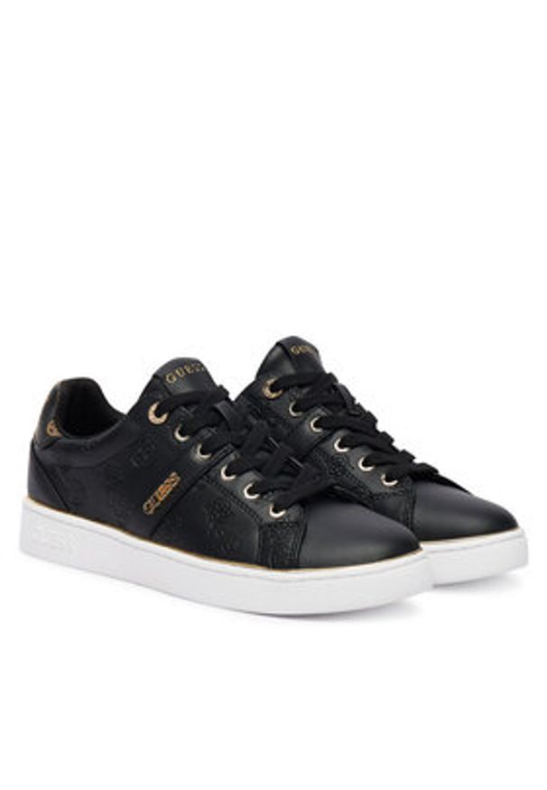 Guess Sneakersy FLFBTZ FAL12 Czarny. Kolor: czarny. Materiał: skóra