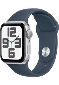 APPLE - Smartwatch Apple Watch SE 2023 GPS + Cellular 40mm Silver Alu Sport S/M Niebieski (MRGJ3QP/A). Rodzaj zegarka: smartwatch. Kolor: niebieski. Styl: sportowy #1