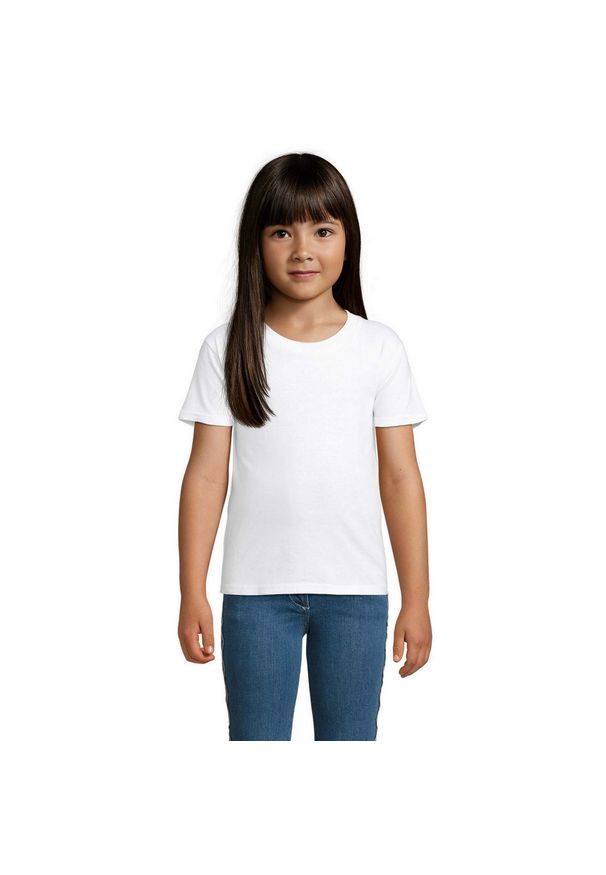 SOL'S - Koszulka Dziecięca Crusader. Kolor: biały. Sport: joga i pilates