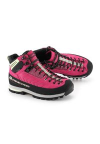 ALPINE PRO - Buty wysokie trekkingowe damskie Alpine Pro None Vibram. Kolor: różowy. Styl: sportowy