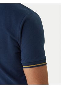 Versace Jeans Couture Polo 80GAGT05 CJ01T Granatowy Slim Fit. Typ kołnierza: polo. Kolor: niebieski. Materiał: bawełna #4