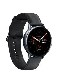 Smartwatch SAMSUNG Galaxy Watch Active 2 SM-R820N 44mm Stal Nierdzewna Czarny. Rodzaj zegarka: smartwatch. Kolor: czarny. Materiał: skóra. Styl: elegancki #2