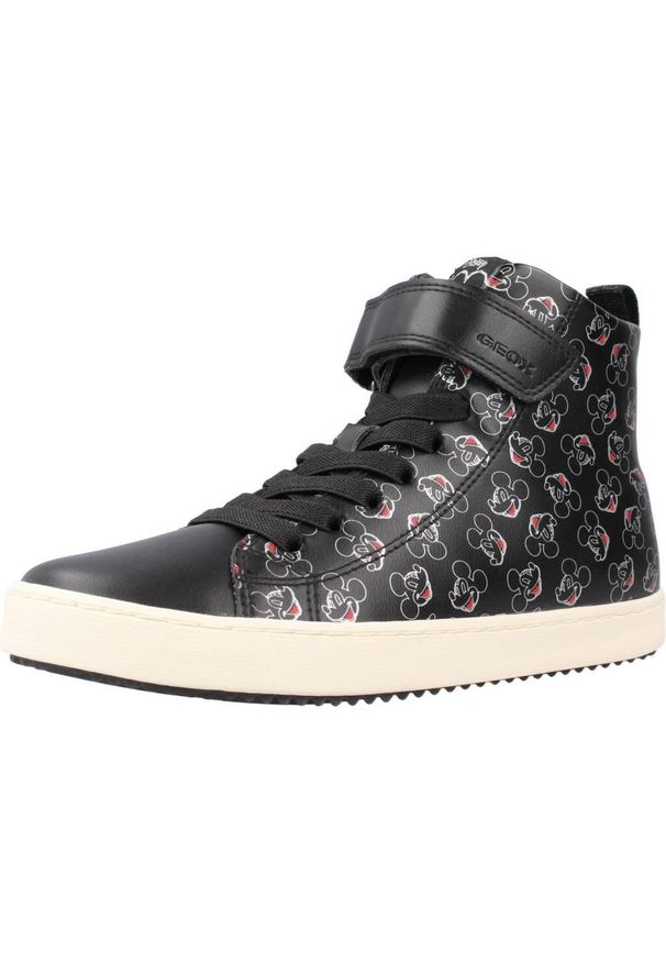 Geox - Buty GEOX J KALISPERA G. Czarny. Kolor: czarny. Materiał: syntetyk, tkanina. Sport: turystyka piesza