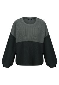 Regatta - Sweter Damski Dzianinowa Kamaria. Kolor: wielokolorowy, niebieski, zielony. Materiał: dzianina