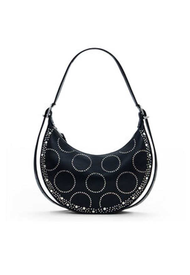 Desigual Torebka 25SAXP68 Czarny. Kolor: czarny. Materiał: skórzane