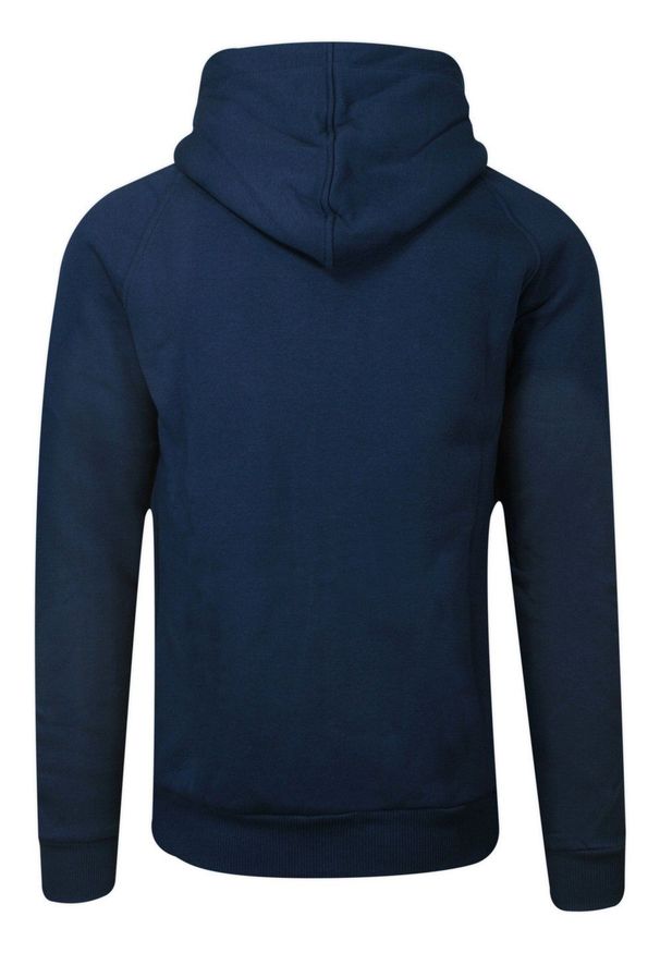 Pako Jeans - Bluza Granatowa, Atramentowa z Kapturem, z Kieszonkami, Męska -PAKO JEANS. Typ kołnierza: kaptur. Kolor: niebieski. Materiał: bawełna, poliester, elastan. Styl: klasyczny