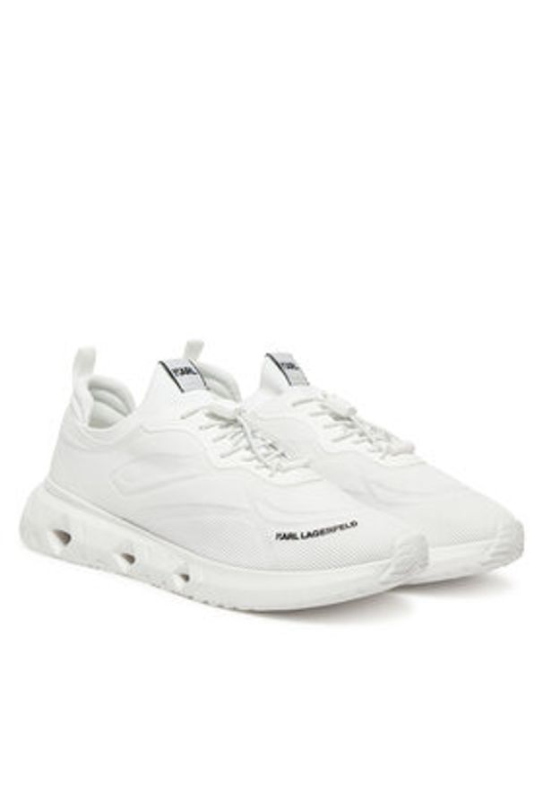 Karl Lagerfeld - KARL LAGERFELD Sneakersy KL54623 Biały. Kolor: biały. Materiał: materiał