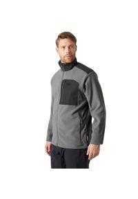 Bluza polarowa męska Helly Hansen Daybreaker Block Jacket. Typ kołnierza: bez kaptura. Kolor: szary. Materiał: polar. Sport: turystyka piesza #1