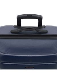 Wittchen - Duża walizka z ABS-u żłobiona granatowa. Kolor: niebieski. Materiał: guma. Styl: klasyczny #7