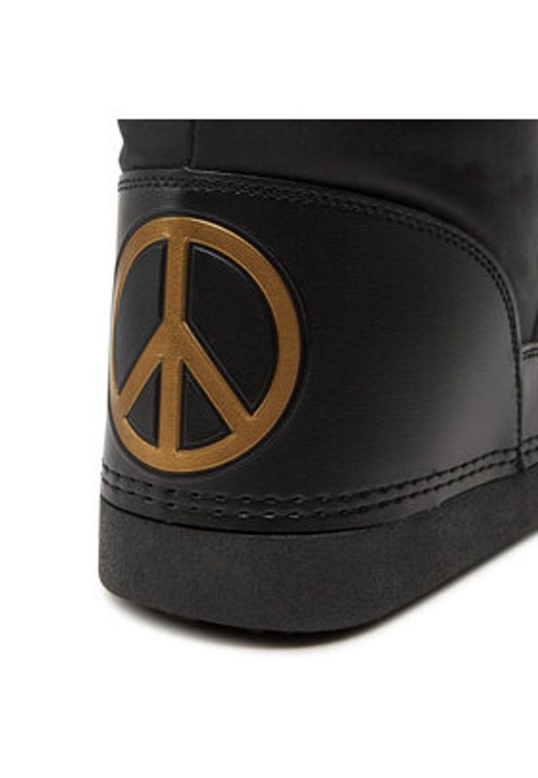 Love Moschino - LOVE MOSCHINO Śniegowce JA24032G1LISY000 Czarny. Kolor: czarny. Materiał: materiał