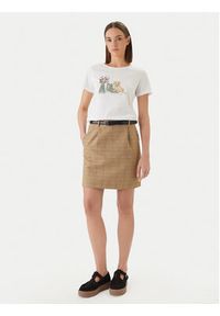 Barbour T-Shirt Brambles LTS0712WH11 Biały Regular Fit. Kolor: biały. Materiał: bawełna #4