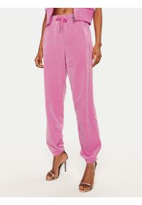 Juicy Couture Spodnie dresowe Lilian JCWB121093 Różowy Regular Fit. Kolor: różowy. Materiał: syntetyk