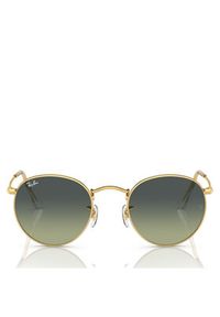 Ray-Ban Okulary przeciwsłoneczne Round Metal 0RB3447 001/BH Złoty. Kolor: złoty #4