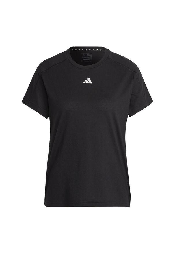 Adidas - Koszulka treningowa damska adidas AEROREADY Essentials. Kolor: czarny. Materiał: materiał