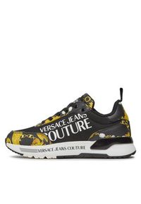 Versace Jeans Couture Sneakersy 75VA3SA3 Czarny. Kolor: czarny