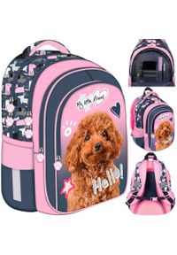 NoName - Plecak 4-komorowy BPL-58 My Little Friend Hello Dog