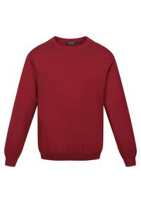 Regatta - Męski Sweter Z Dzianiny Kaelen. Kolor: czerwony. Materiał: dzianina. Styl: sportowy