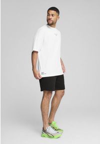 Puma - Męska koszulka oversize PUMA × HYROX PUMA White. Kolor: biały