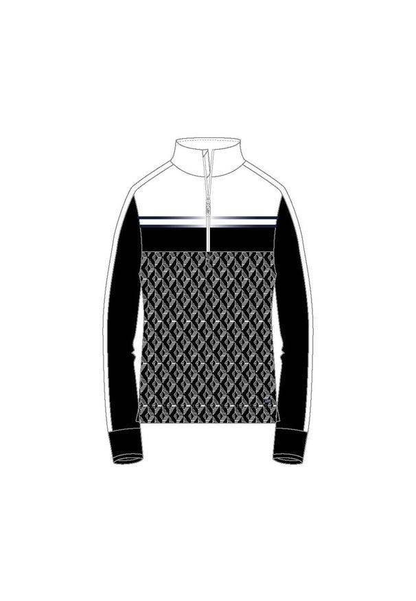 Golf damska narciarcki męski CMP 33L0586. Typ kołnierza: golf. Kolor: czarny. Sezon: zima. Sport: golf