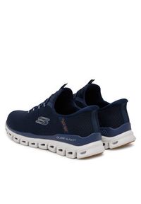 skechers - Skechers Sneakersy Glide-Step-Noxus 233010/NVY Granatowy. Kolor: niebieski. Materiał: materiał #5