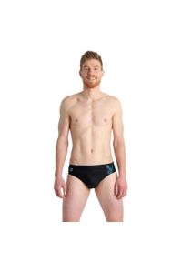 Kąpielówki męskie slipy kąpielowe treningowe na basen Arena Graphic. Kolor: czarny, niebieski, wielokolorowy #1