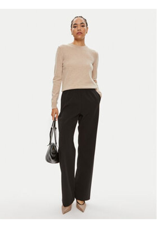 MAX&Co. Spodnie materiałowe Pret 2426136071200 Czarny Regular Fit. Kolor: czarny. Materiał: syntetyk