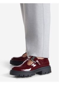 Jenny Fairy Półbuty WS5865-10 Bordowy. Kolor: czerwony. Materiał: skóra #7