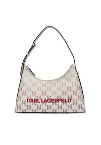 Karl Lagerfeld - KARL LAGERFELD Torebka 245W3195 Biały. Kolor: biały. Materiał: skórzane