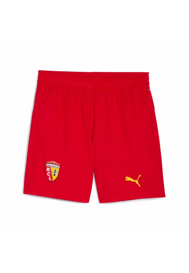 Puma - Krótka spódnica RC Lens Promo 2025/26. Kolor: czerwony. Długość: krótkie. Sport: piłka nożna