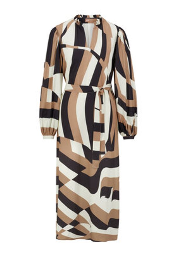 BOSS - Boss Sukienka codzienna Detola 1 50492313 Kolorowy Relaxed Fit. Okazja: na co dzień. Materiał: wiskoza. Wzór: kolorowy. Typ sukienki: proste. Styl: casual