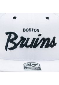 47 Brand Czapka z daszkiem NHL Boston Bruins Crosstown Pop '47 CAPTAIN H-CRSPP01WBP-WH Biały. Kolor: biały. Materiał: materiał #2