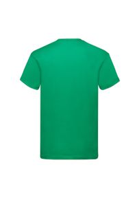 FRUIT OF THE LOOM - Oryginalna Bawełniana Koszulka Unisex Dla Dorosłych. Kolor: zielony. Materiał: bawełna