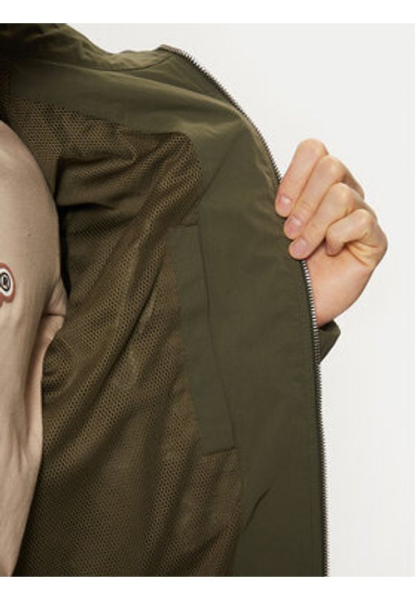 Tommy Jeans Kurtka przejściowa Essential DM0DM20655 Zielony Regular Fit. Kolor: zielony. Materiał: syntetyk